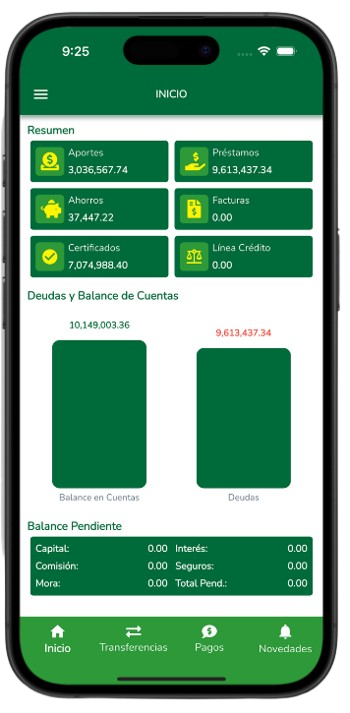 COOPNUÑEZ App Móvil